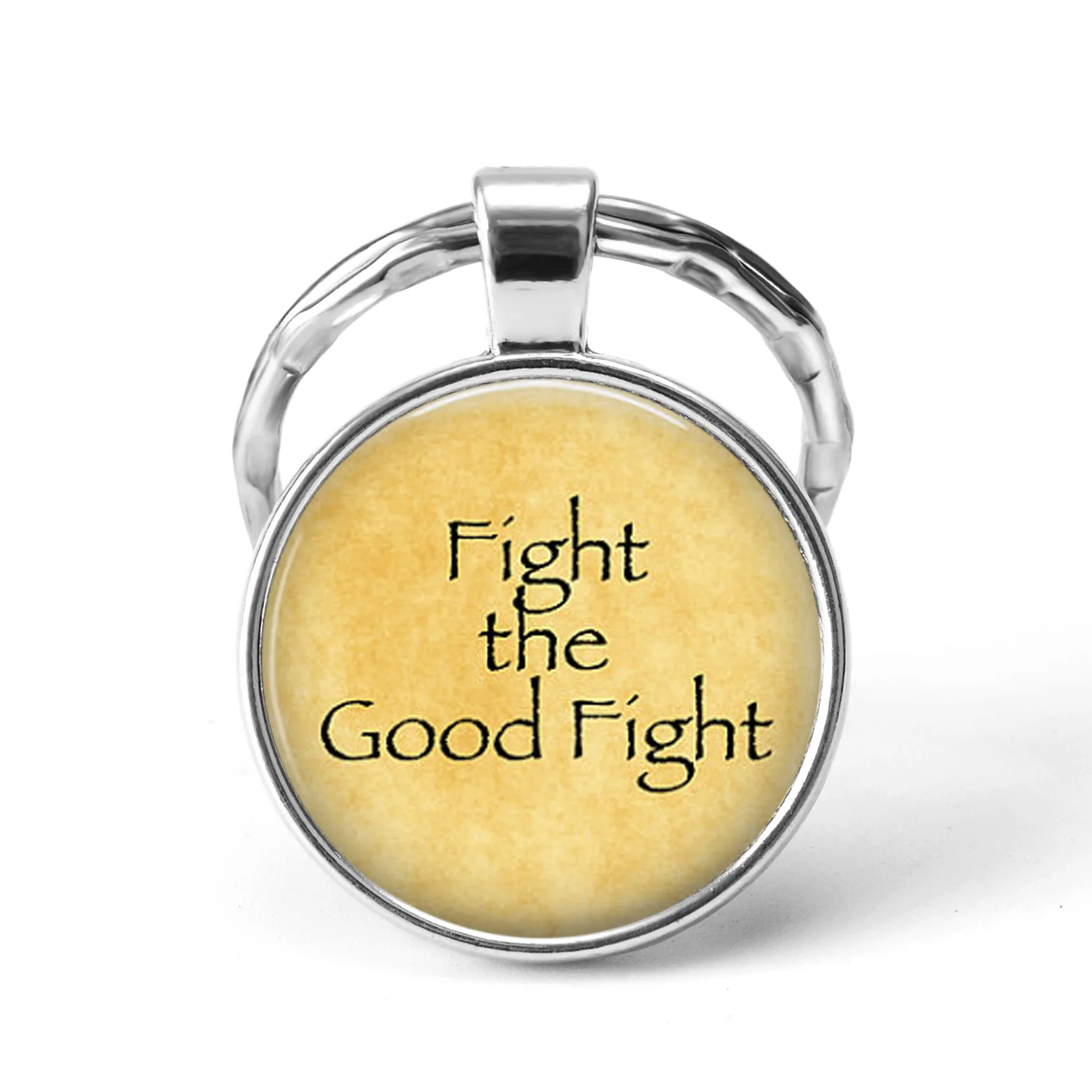 2019 Classic Psalm Quote Key Chains Bible Verse Jewelry Fashion Glass Dome Flower Letter Christian Jesus God Holder Keyring | Украшения и