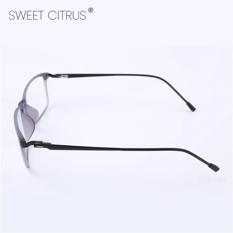Милые цитрусовые корейские титановые очки для близорукости мужские по рецепту