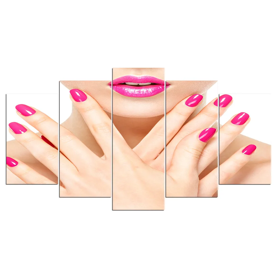 ArtSailing HD Beauty Print 5 шт. постер для салона красоты дизайна ногтей маникюр красота