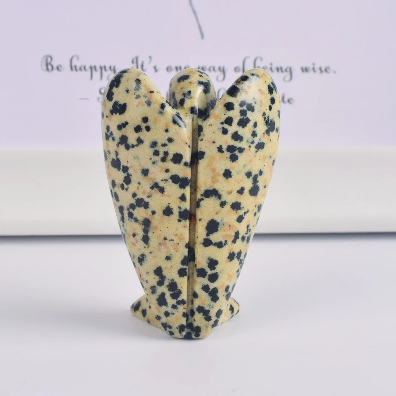 2-дюймовые фигурки ангелов из яшмы статуэтки для свадьбы домашний декор камни и