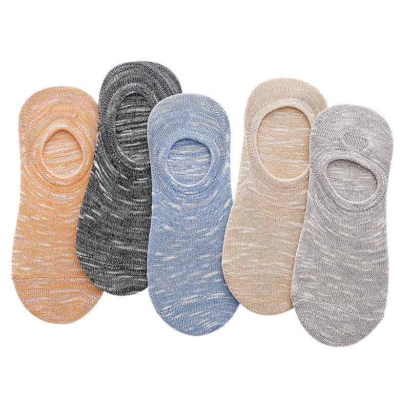 2 пар/лот хлопковые носки новые летние тонкие мужские башмачки Нескользящие