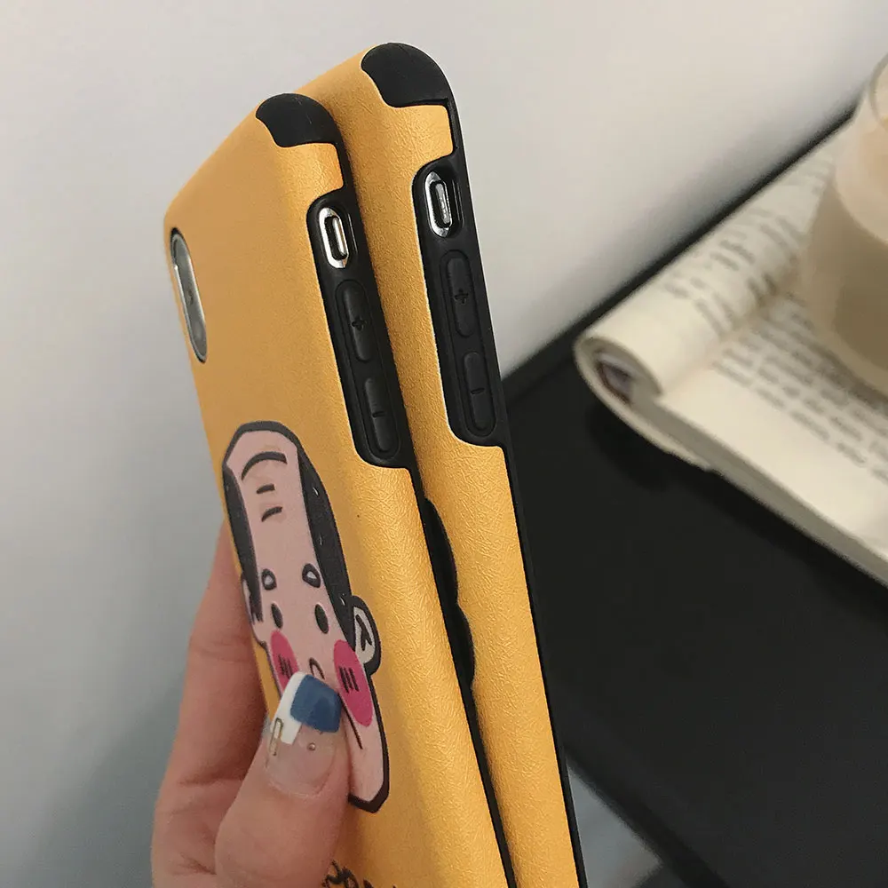 Мягкий ТПУ чехол для пар iphone 7 8 Plus X XS XR Xs Max Чехлы рельефный 6 6S Забавный милый