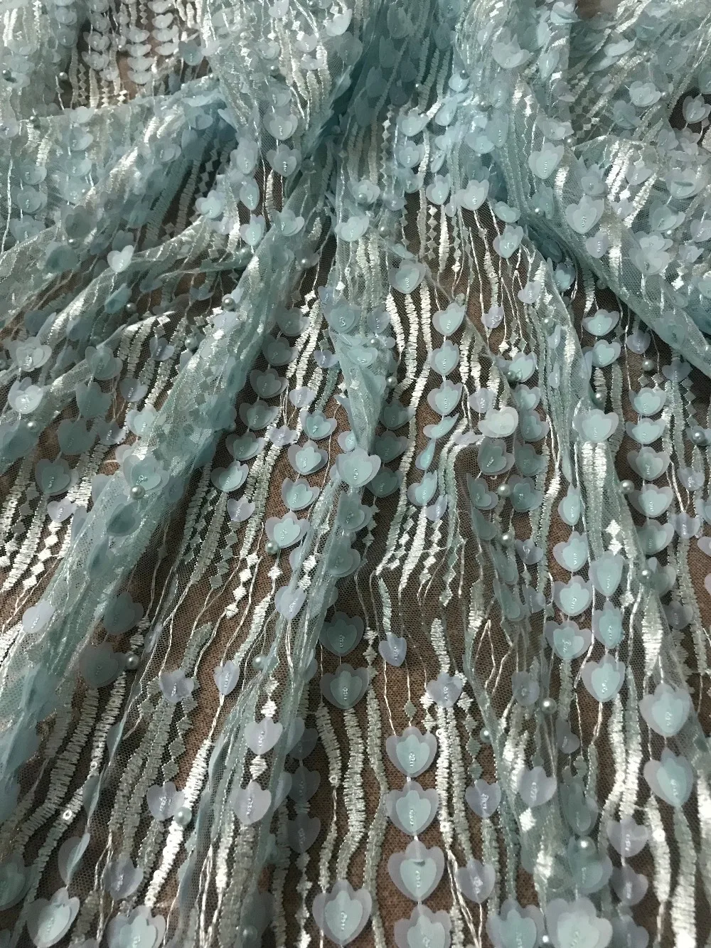 Красивая нигерийская ткань Sat-10735 для вечернего платья Новая африканская