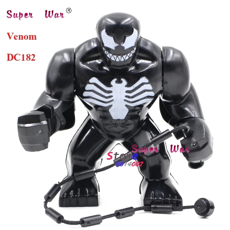 DC0182 Один большой размер Marvel Зеленый Фонарь Kilowog DC желтый фонарь Sinestro Thanos Venom Carnage Бэтмен строительные блоки игрушки - Цвет: DC0182