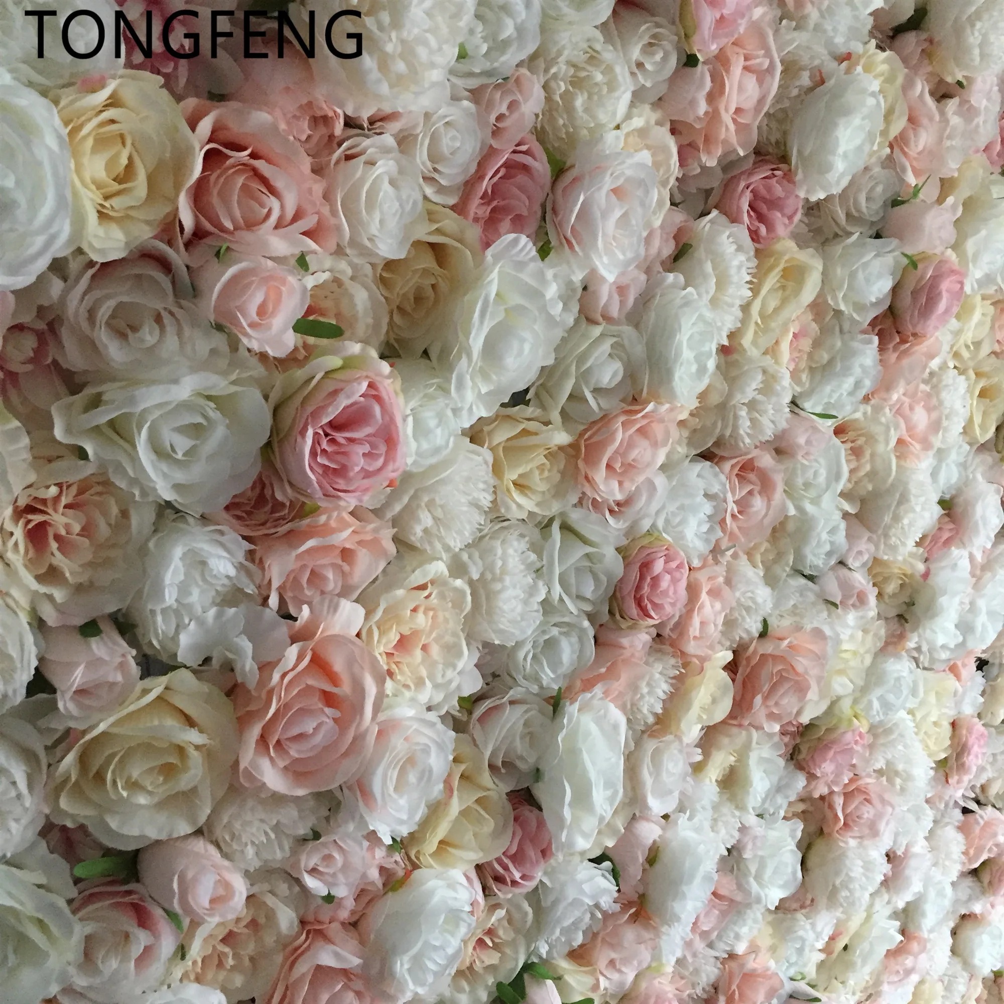 TONGFENG 10 шт./лот искусственный шелк Роза Пион 3D цветок стены свадебное оформление украшение цветок бегун Свадебные украшения