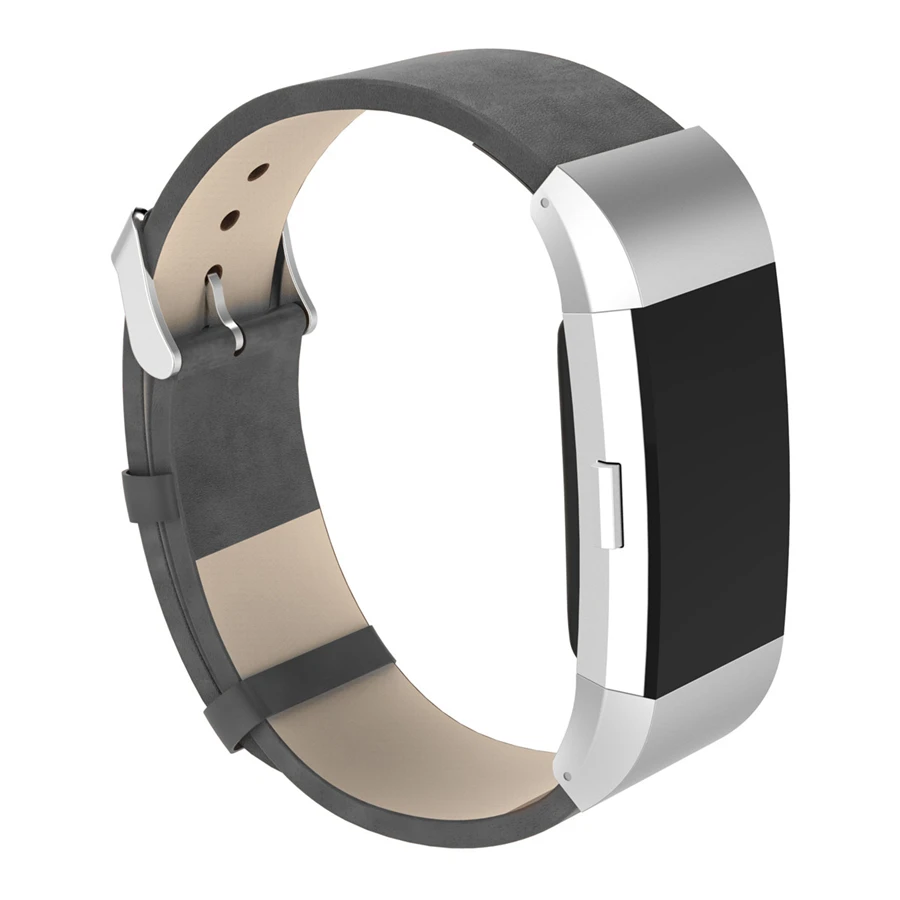 Кожаный ремешок LAOKE для Fitbit charge 2 сменный часов Charge запястья с металлическим