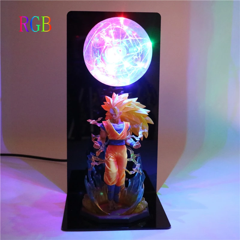 Dragon Ball Z Супер Saiyan Сын Гохан Аниме DragonBall фигурки Ночной светильник Настольная лампа экшн статуэтки коллекционные модели игрушки