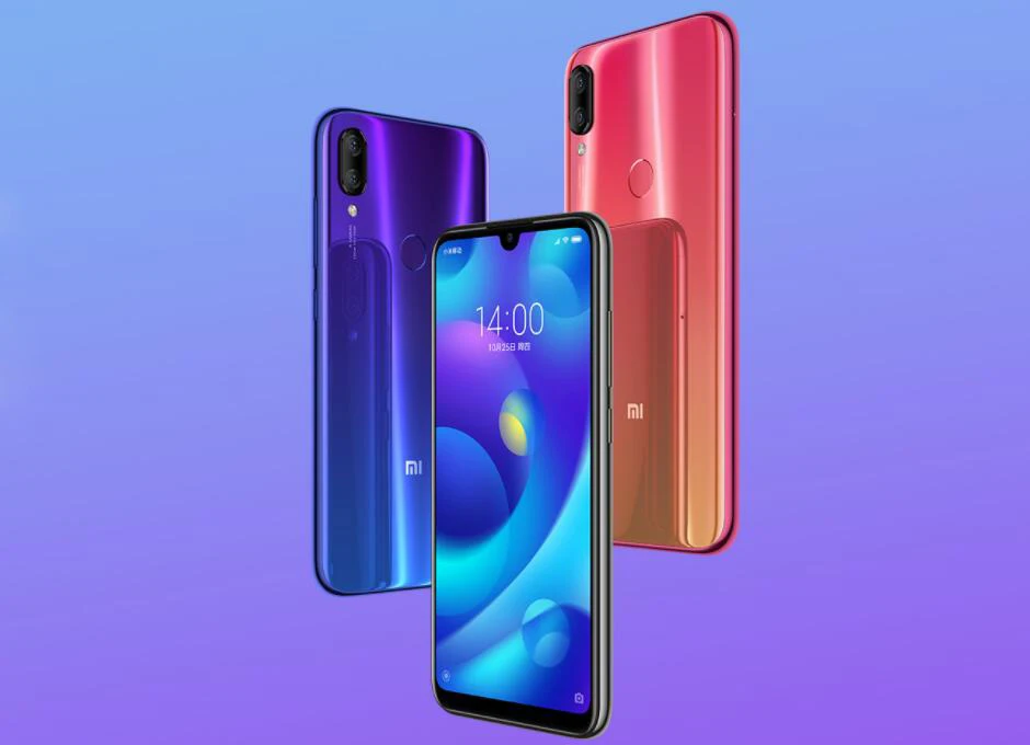 Xiao mi Play, 6 ГБ ОЗУ, 128 Гб ПЗУ, мобильный телефон MTK Helio P35, четыре ядра, 12 МП, двойная камера AI, 5,84 дюймов, 19:9, полный экран, mi Play