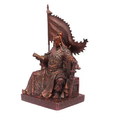 Большой латунный Маленький Китайский медный Дракон SCY Warrior Guan Gong/ Yu боевой флаг