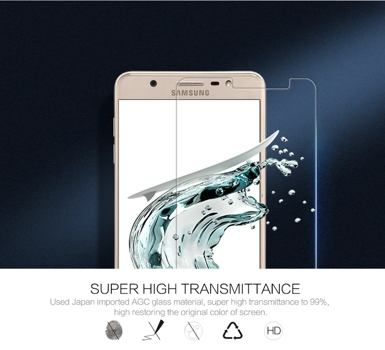 Для Samsung J7 Max Экран Protector NILLKIN H + Pro 2.5D Закаленное Стекло защитный Плёнки для Galaxy max