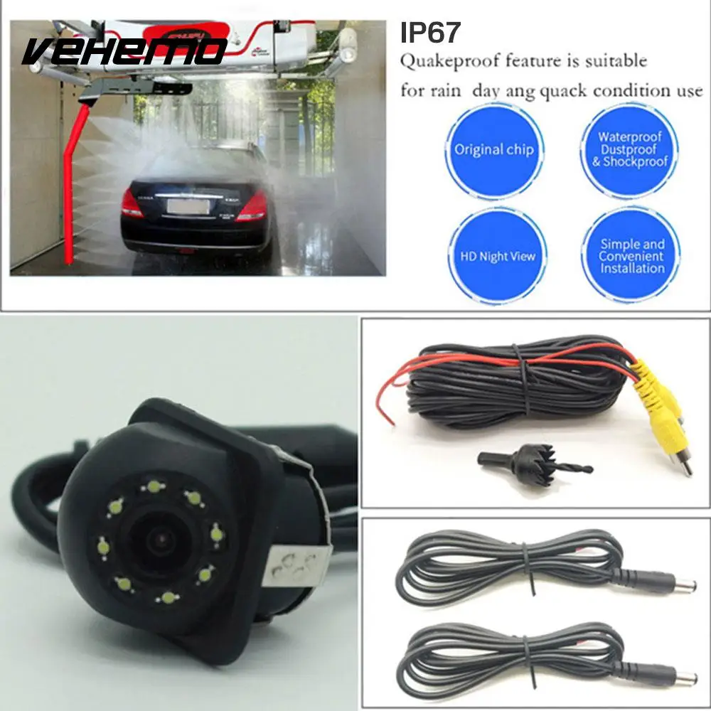 Parking Camera Car Rear 480P View Viewing Universal IP67 HD | Автомобили и мотоциклы