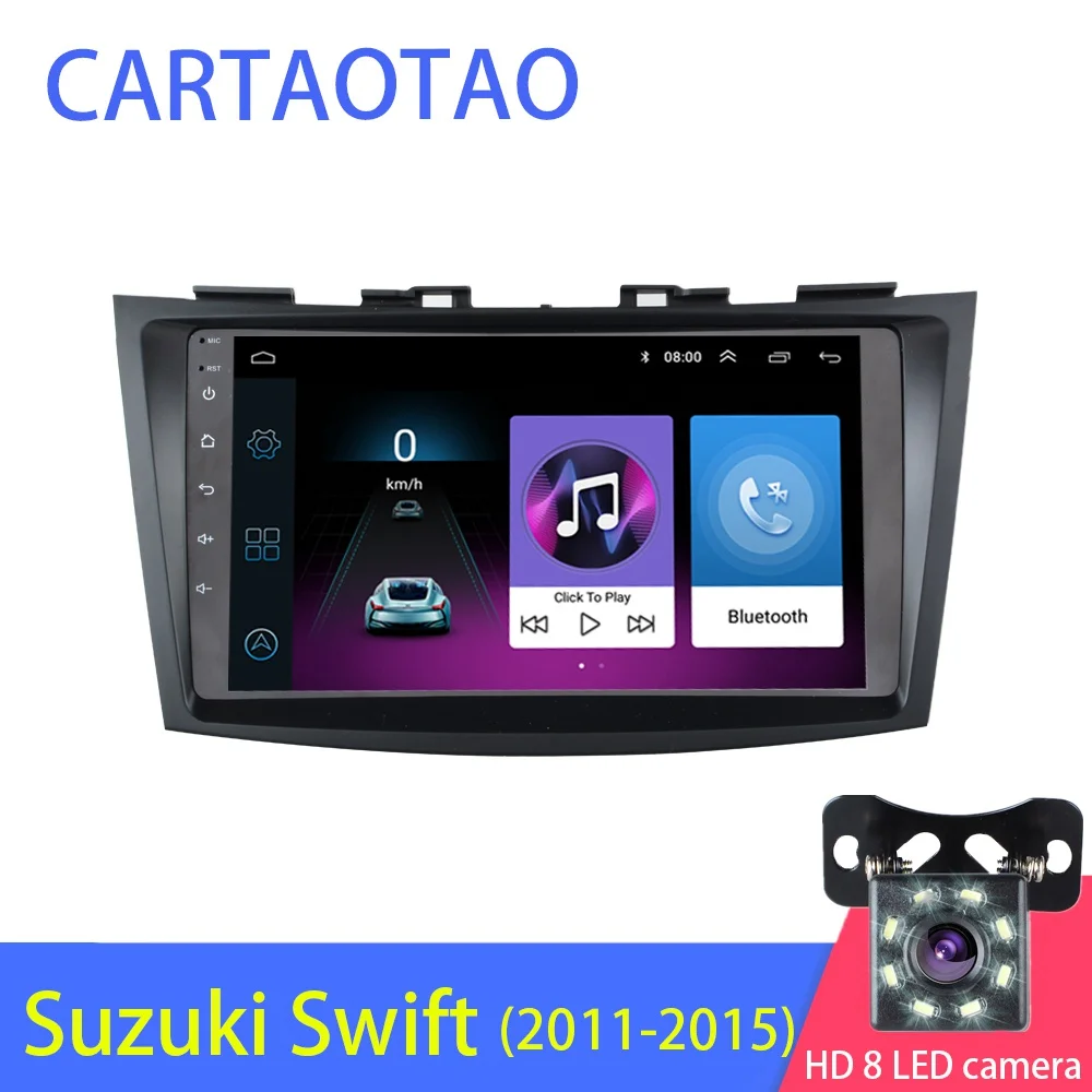 Автомобильный DVD плеер 9 &quot Android 8 1 GO для Suzuki Swift 2011 2012 2013 2014 2015 автомагнитола GPS