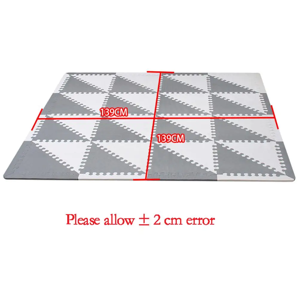 Угловой однотонный игровой коврик из ЭВА для детей Детский пазл вспененного