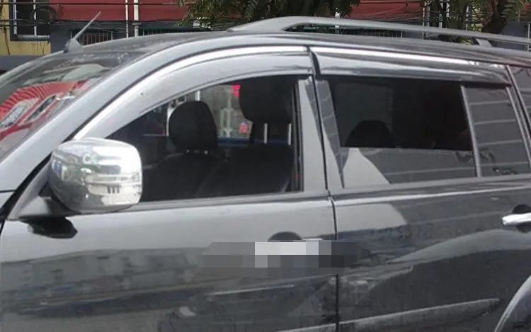 Для MITSUBISHI pajero sport 2013 2015 Пластиковый оконный козырек вентиляционные оттенки