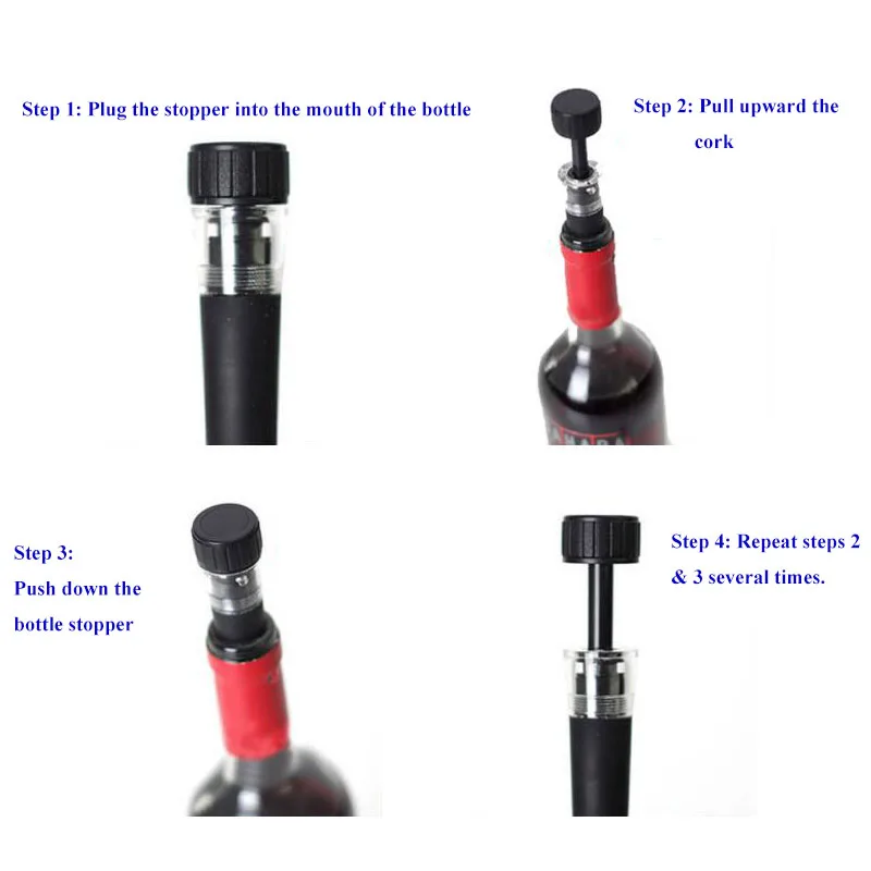Заглушка для красного вина вакуумная заглушка бутылок сохраняющая свежесть