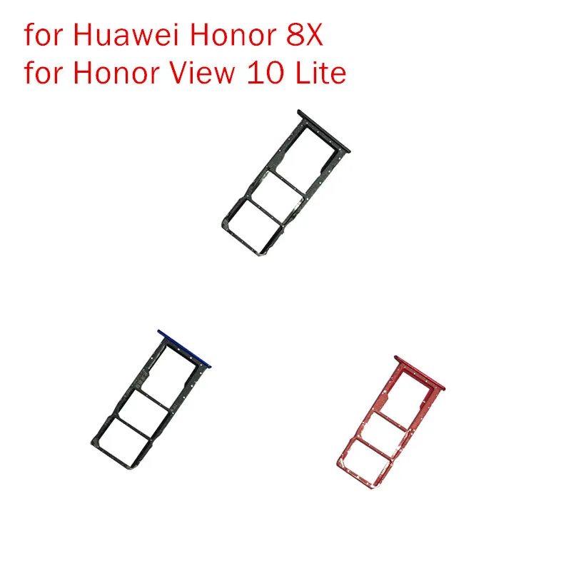 Для Huawei Honor 8X/Honor View 10 Lite держатель для SIM карты слот SD адаптер запасные части