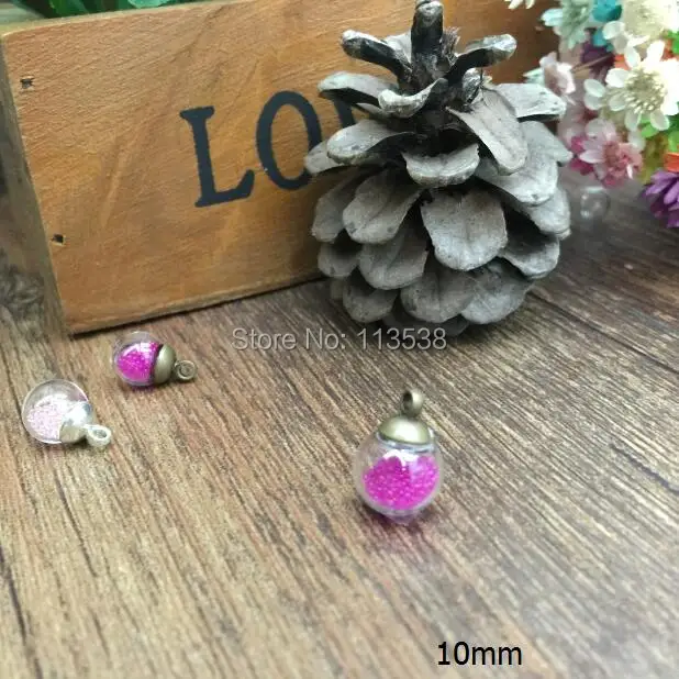 Новое поступление бесплатная доставка 100 комплектов стеклянный шар 10 мм с 3