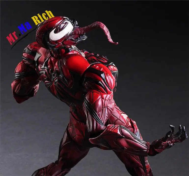 Play Arts Kai Marvel Spider Man Red Venom экшен вариант фигурки модель игрушки кукла | Игрушки и