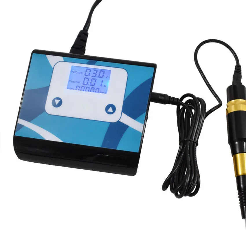 Источник питания для татуажа цифровой lcd Перманентный макияж бровей губ микроблейдинг боди-арт электрическая татуировочная машина комплект татуировок