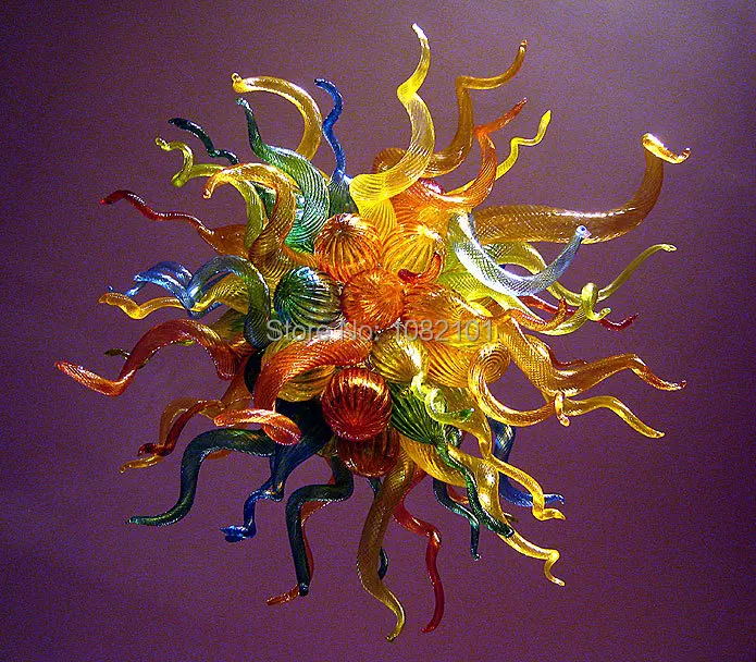 

Free Shipping Colorful Blown Glass Chandeliers for Sale