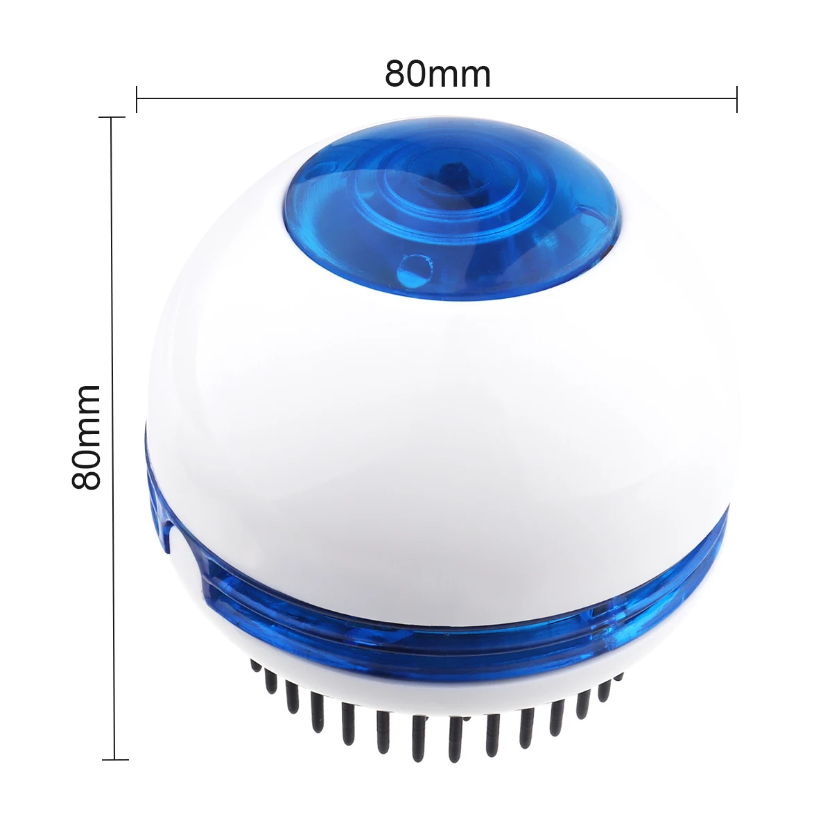 Portable Mini Electric Hair Scalp Vibrating Comb Brush Round White Head Massager | Красота и здоровье