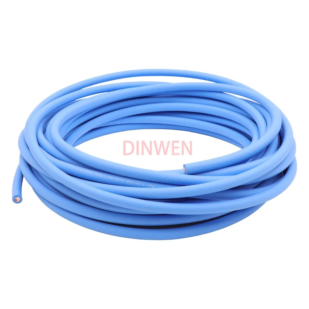 MPS E-310 99.9997% 5N посеребренный аудио кабель OFC провод для Hifi DIY сабвуфер RCA сигнальная