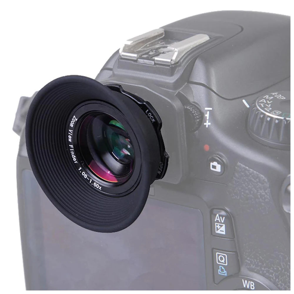 1.08X-1.60x Zoom окуляр видоискателя лупа для Canon Nikon SLR Камера | Электроника