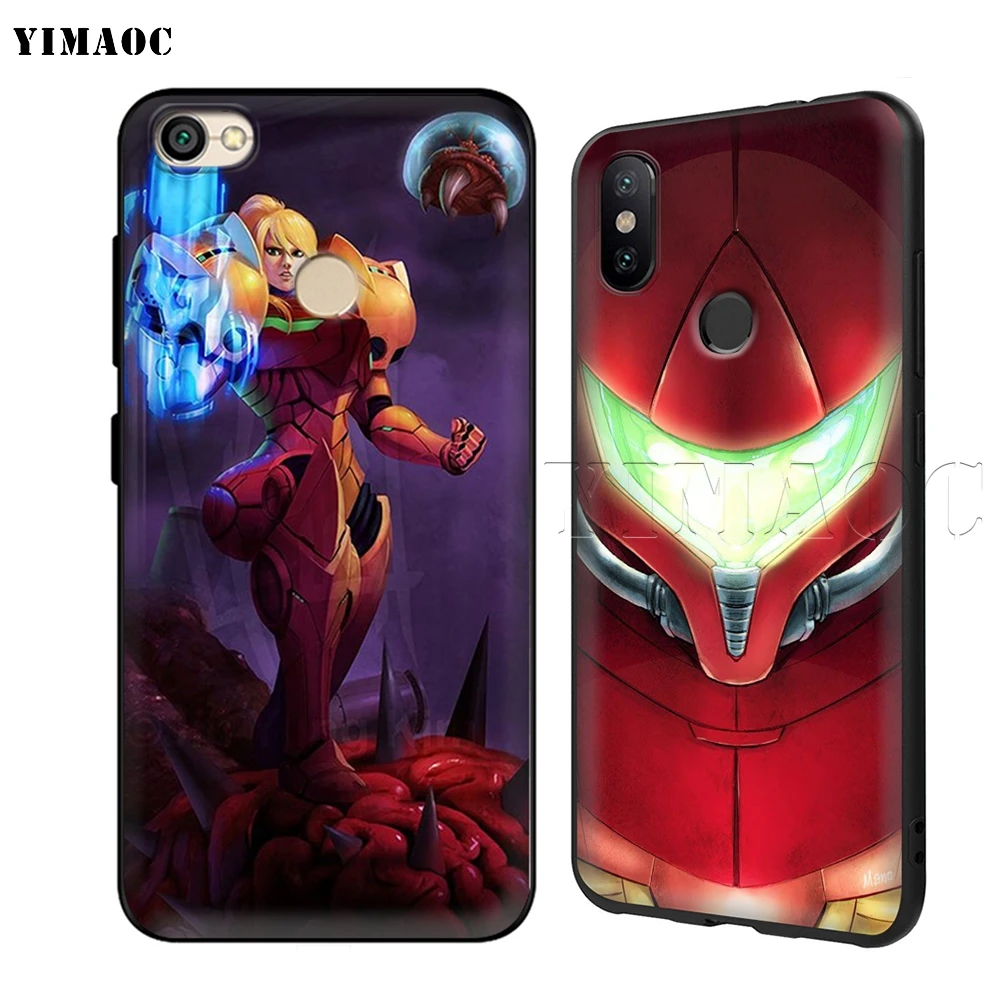 Силиконовый чехол YIMAOC Samus Aran Metroid для Xiaomi Redmi Note 4 4x 4a 5 5a 6 8 Pro Prime Plus | Мобильные