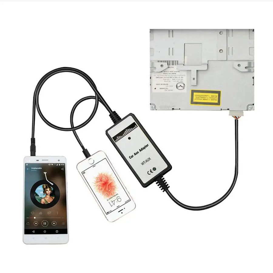 Автомобильный адаптер 12pin USB SD-карта Aux-in mp3-плеер радио интерфейс для Mazda |