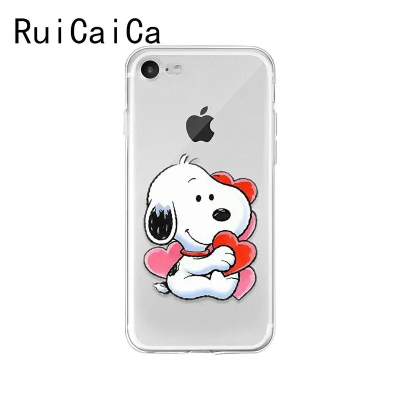 Ruicaica Модный мягкий силиконовый чехол из ТПУ для iPhone 8 7 6 6S Plus X XS MAX 5 5S SE XR