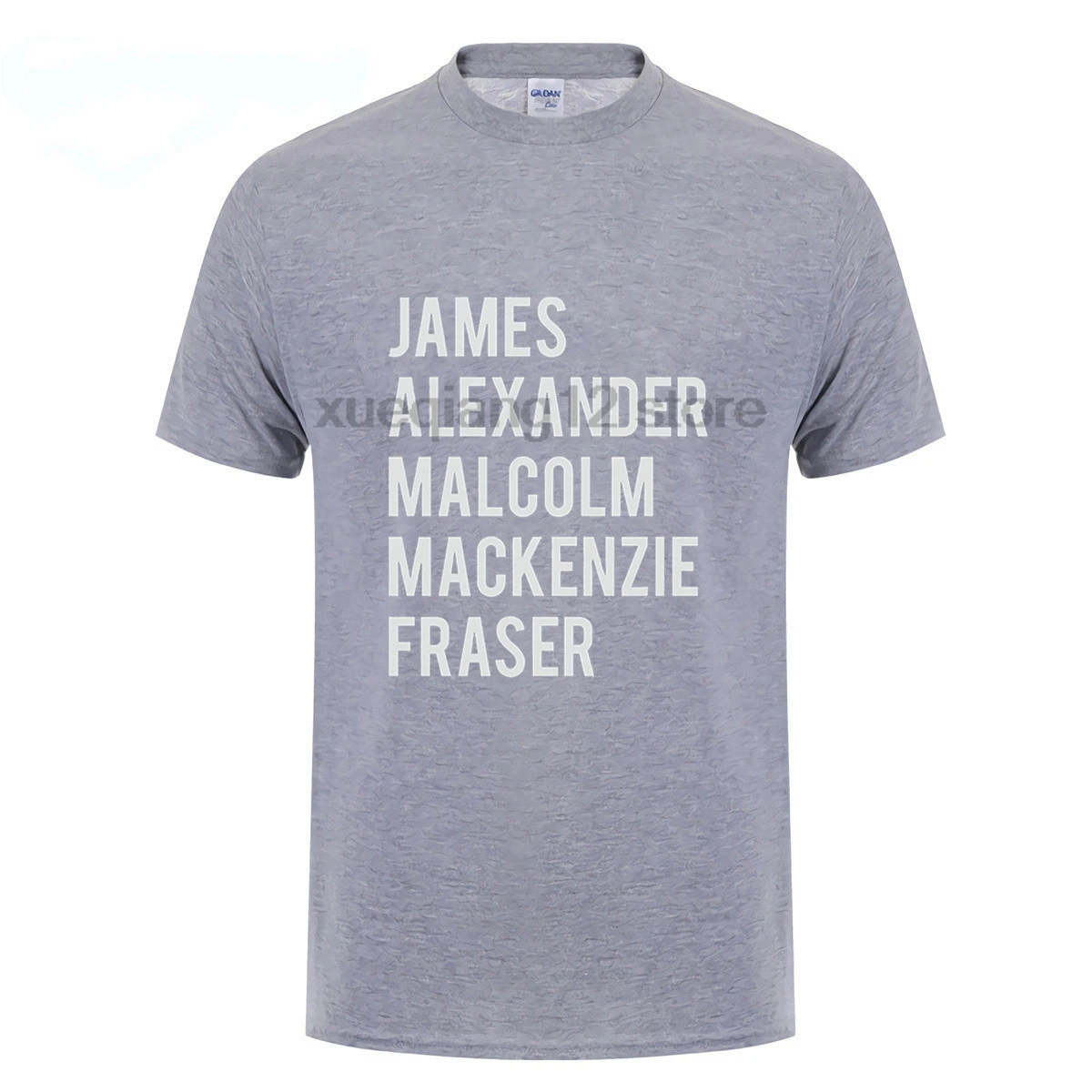 Мужская футболка с надписью Outlander Jamie Fraser|Мужские футболки| |