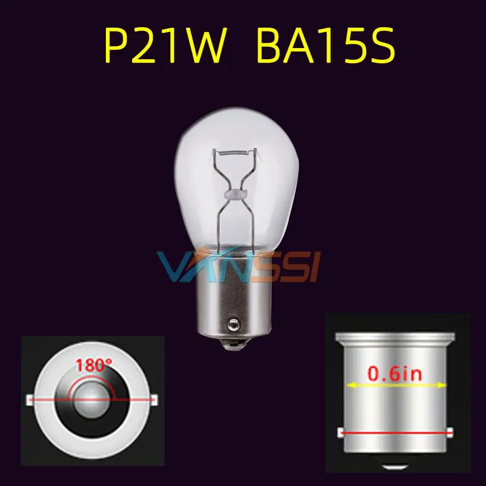 4 шт. сверхъярсветодиодный светодиодные лампы 1156 1141 7506 BA15S P21W 1260lm|Сигнальная