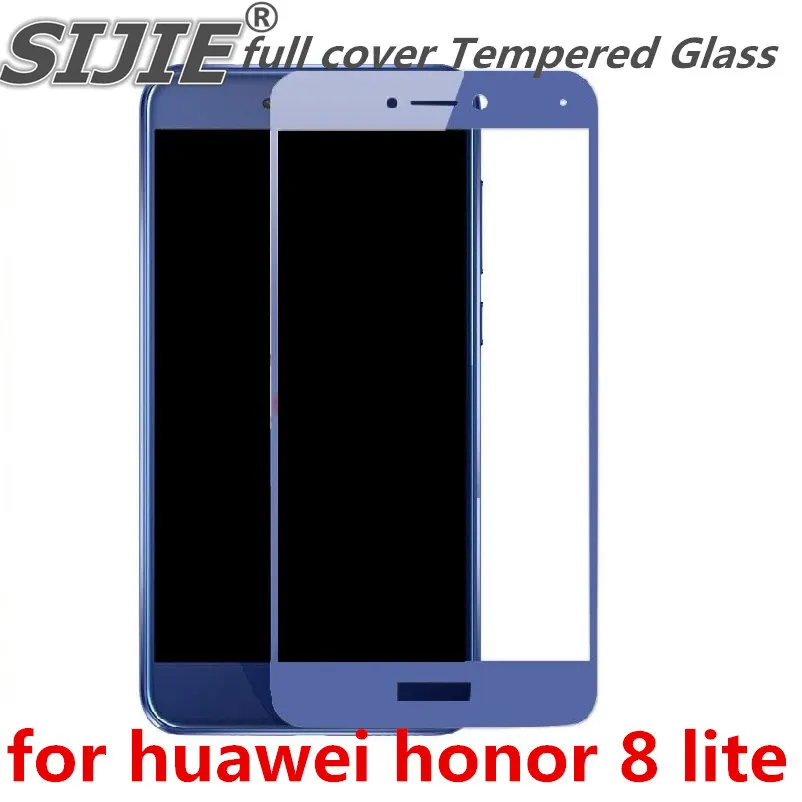 Закаленное стекло с полным покрытием для huawei honor 8 lite P8 p8lite 2017 5 2 дюйма защитная