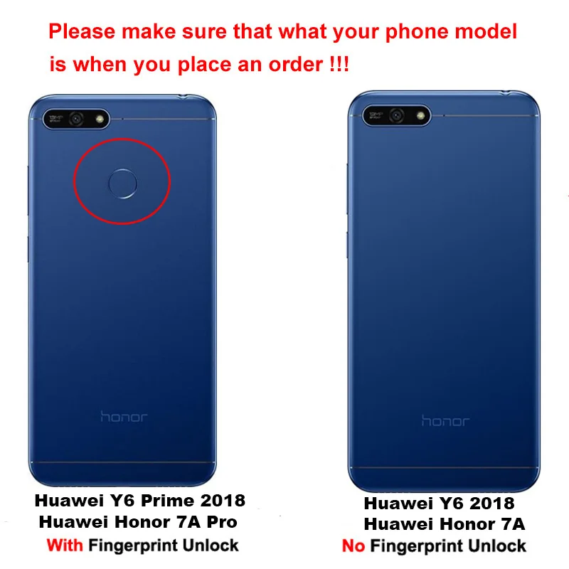 Чехол для Huawei Y6 2018 чехол Prime роскошный флип-чехол из искусственной кожи Y 6 Y6Prime |