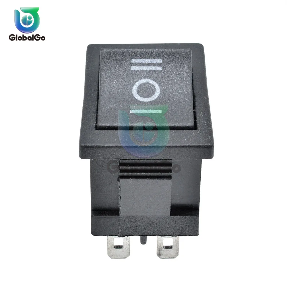 5 шт./лот 6Pin DPDT ВКЛ-ВЫКЛ-ВКЛ 3 положения оснастки перекидной клавишный выключатель