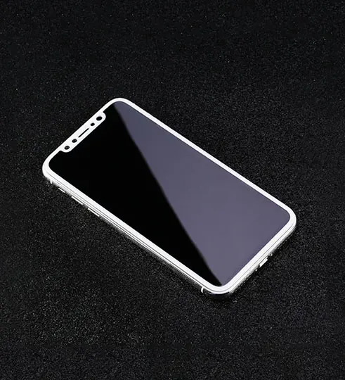 Remax 3D закаленное стекло щит для iPhone X/XS полное покрытие изогнутый экран протектор Взрывозащищенный против царапин - Цвет: White