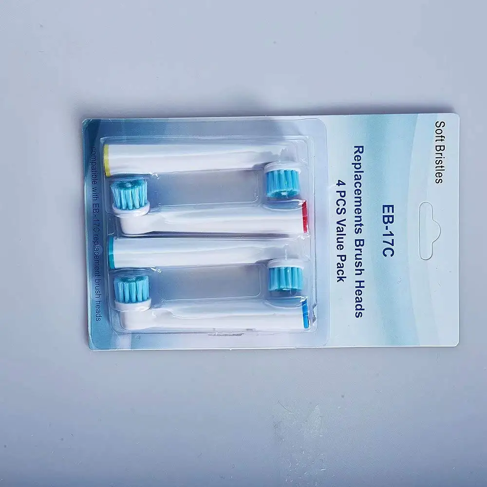 Сменные насадки для электрической зубной щетки Oral B 4x подходят моделей Advance Power/Pro