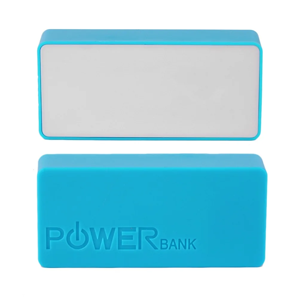 6 цветов 5 в USB DIY power bank чехол Портативный внешний аккумулятор коробка для хранения банк питания чехол для телефонов на 5600 мАч(без батареи