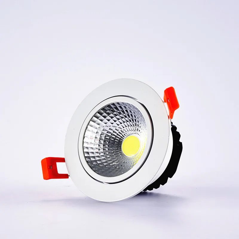 Apliques empotrados regulables mazorca Downlights LED 7W 9W 12W lámparas de techo LED AC85 ~ 265V LED luces de punto blanco cálido/blanco frío iluminación interior