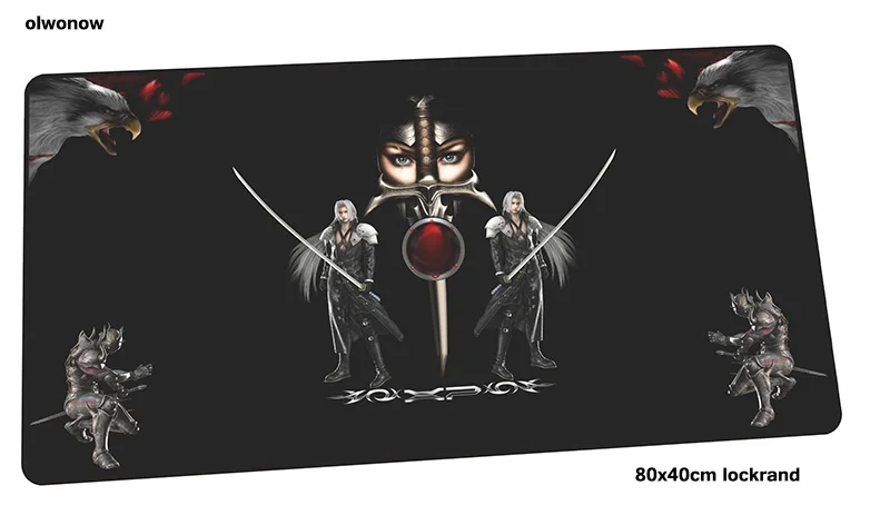 Final fantasy геймерский коврик для мыши большой 800x400x2 мм игровой коврик для мыши подарок на Хеллоуин аксессуары для ноутбука padmouse эргономичный коврик