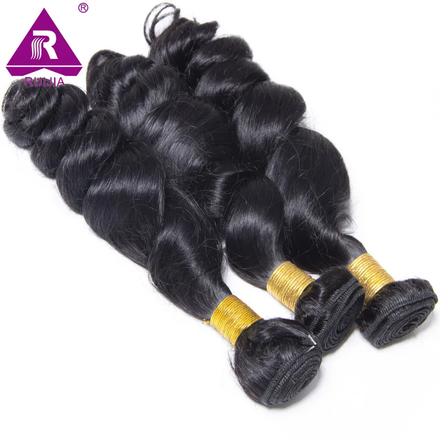 Grade7A Brazilian Virgin Hair Loose Wavy Mink Weave Bundles 3pcs Wave Human |