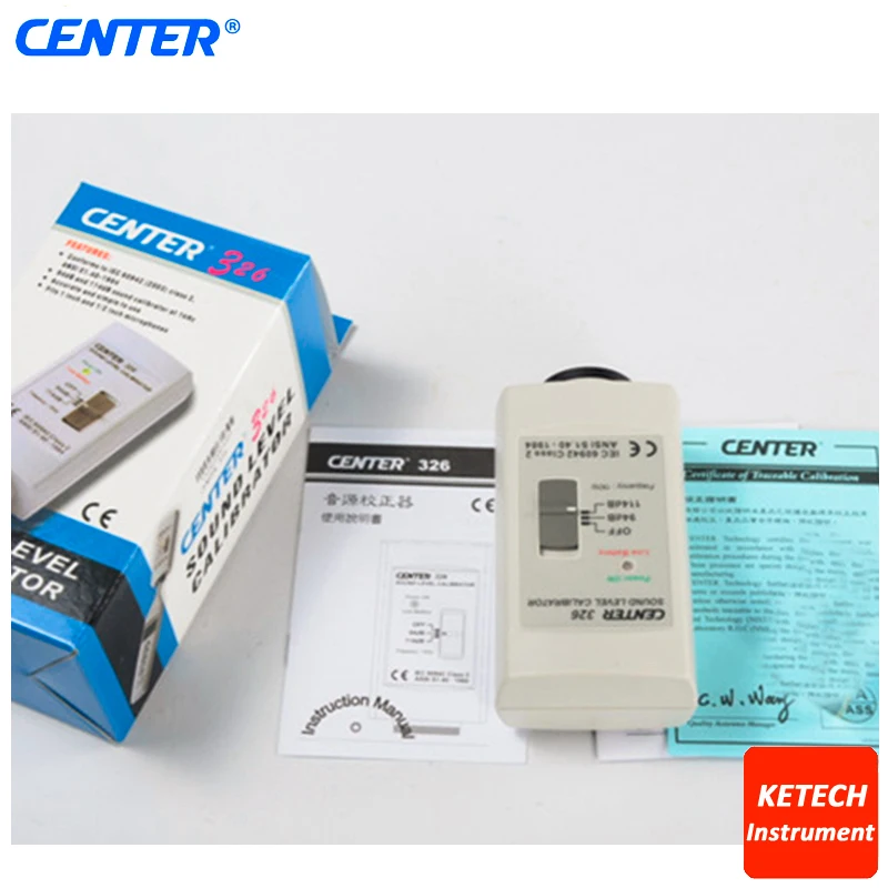 Калибровщик уровня звука для тестера CENTER326|calibre|calibrator meter |