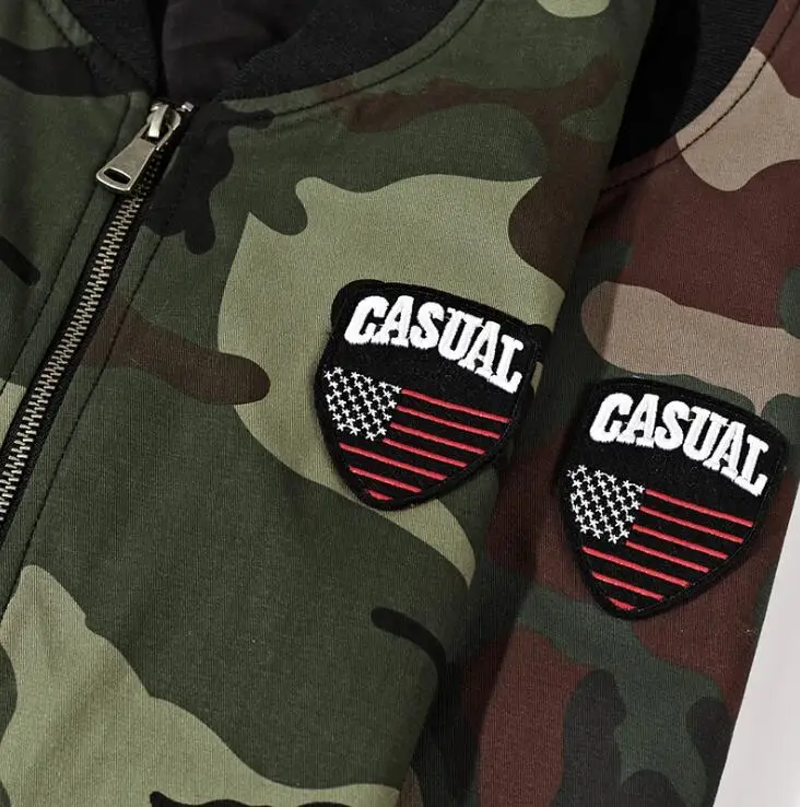 

New Brand Autumn Winter Jackets Men Hooded Baseball Leisure Jacket Men Coat Camouflage collar windbreaker bomber jakcet #b26
