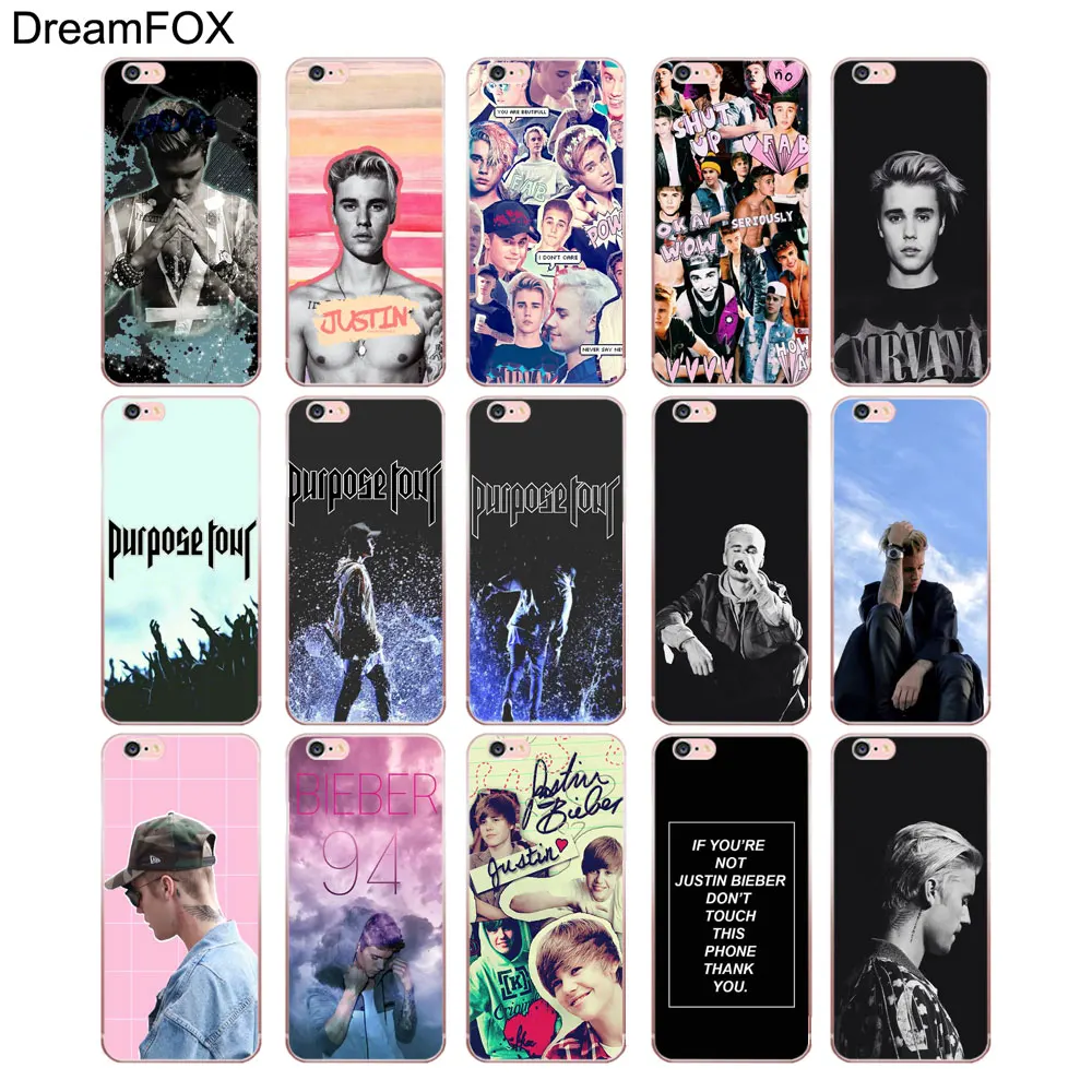 L592 Джастин Бибер Мягкий ТПУ силиконовый чехол для Apple iPhone 11 Pro XR XS Max 8X7 6 6S Plus 5 5S SE 5C 4