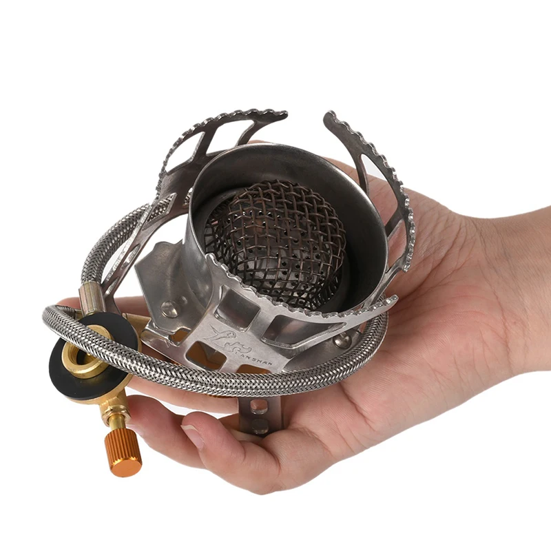 2019 Camping Stove Separate Windproof Cooking Equipment Butane Fuel High Stainless Steel Iron Aluminum | Спорт и развлечения