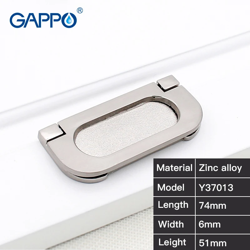 GAPPO Modern Simple Invisible Handle Built-in Drawer Cabinet Door Pull Round Embedded | Строительство и ремонт