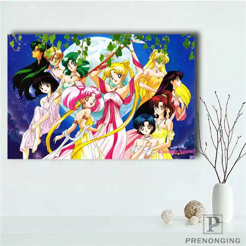 На заказ Сейлор Мун (1) Печатные плакаты тканевые настенные художественные