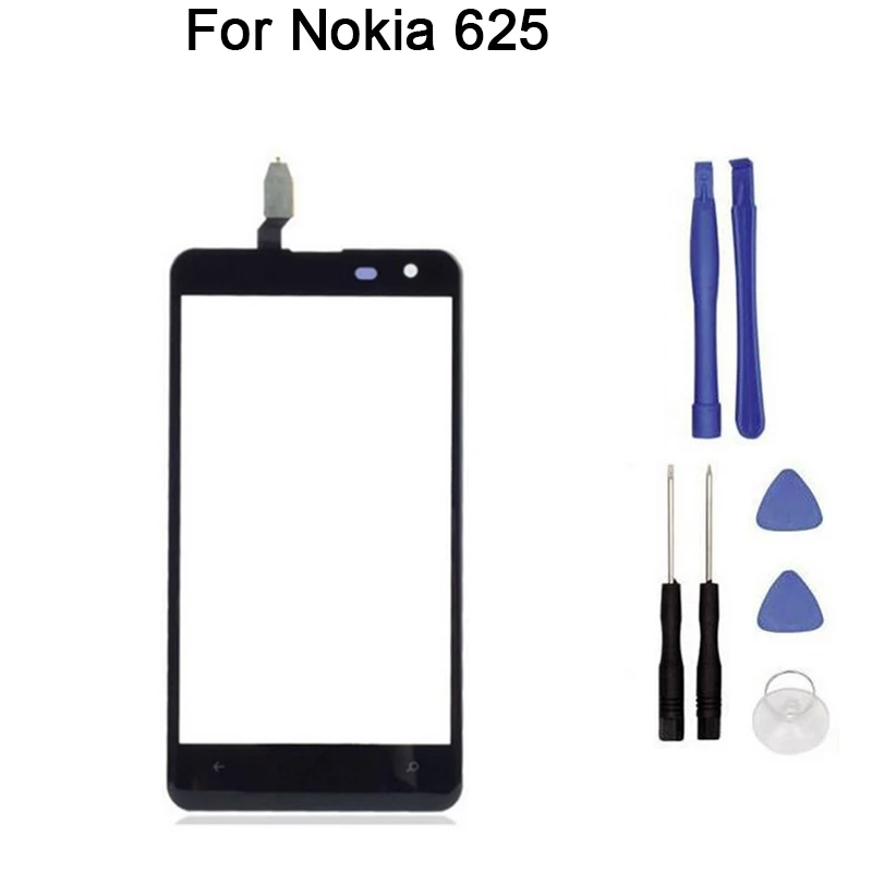Новый сенсорный экран для Nokia Lumia 625 meilan дигитайзер Передняя стеклянная Сенсорная