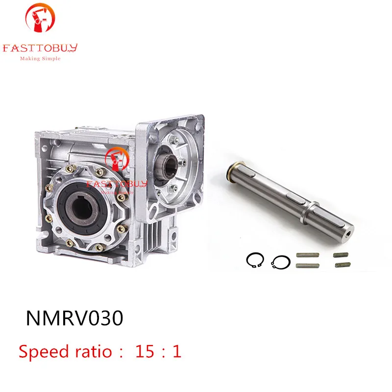ToAoto NMRV030 червячный редуктор+ выходной вал, редуктор скорости, соотношение 15:1 редуктор, совпадающий с NEMA23 сервопривод/шаговый двигатель, промо-акция