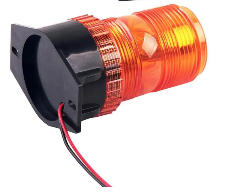 12V-30VDC светодиодный автомобильный автобус грузовик открывалка ворот Предупреждение мигающий светильник Маяк вращается стробоскоп аварийный(без звука